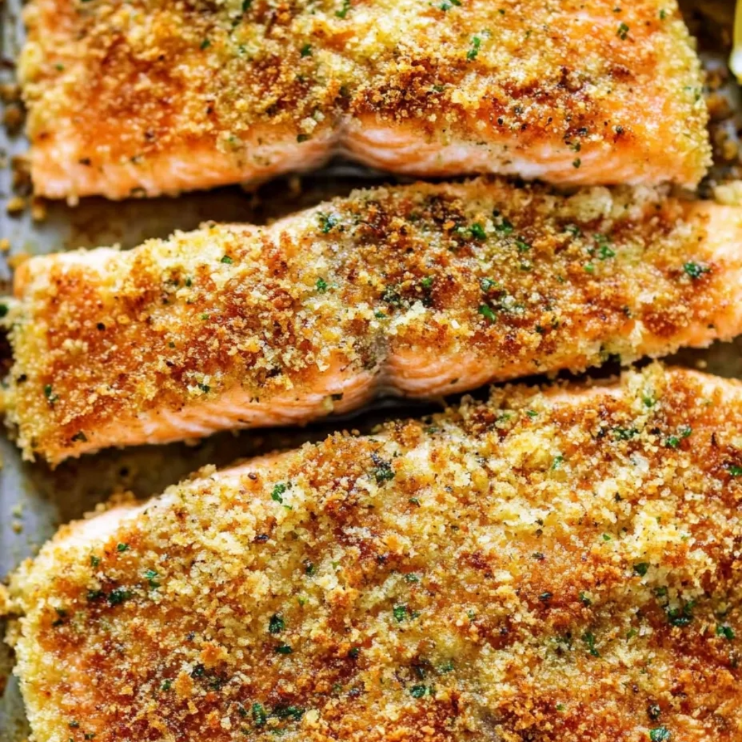 Easy Crispy Garlic Parmesan Salmon: Simple Ingredients, Big Flavor